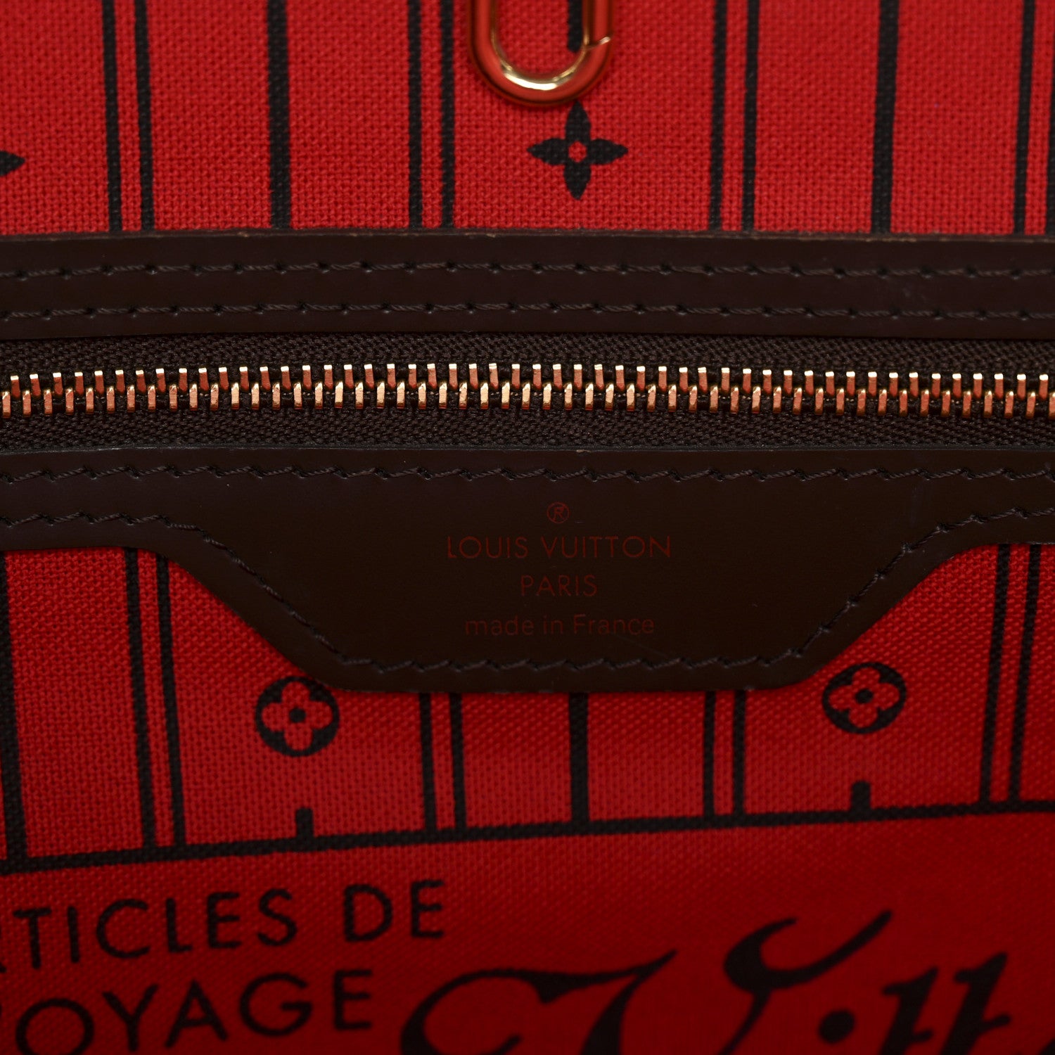 Louis Vuitton Damier Ebene Neverfull MM 5 of 16