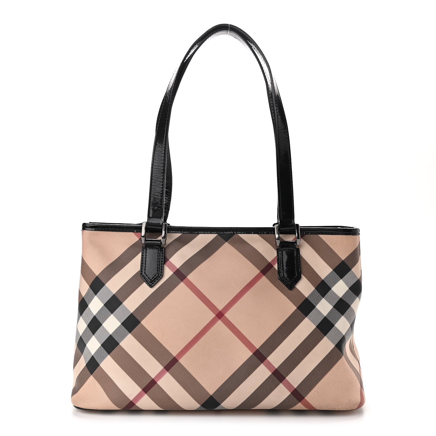 Burberry Supernova Check Regent Tote Black 1 of 13