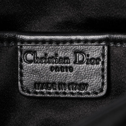 Christian Dior Satin Cannage Lady Dior Convertible Clutch Black 7 of 8