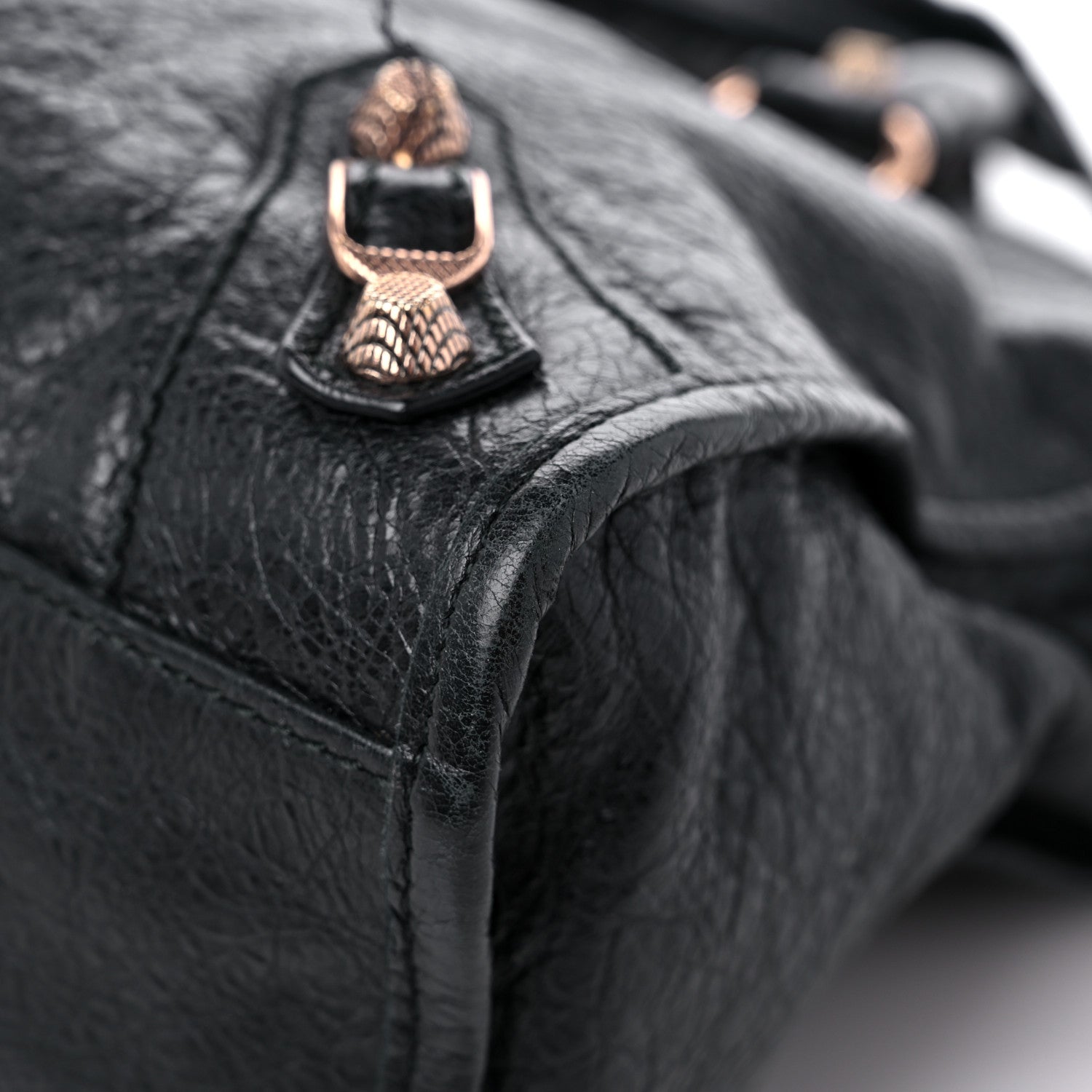 Balenciaga Agneau Giant 12 Rose Gold Hardware City Black 9 of 18