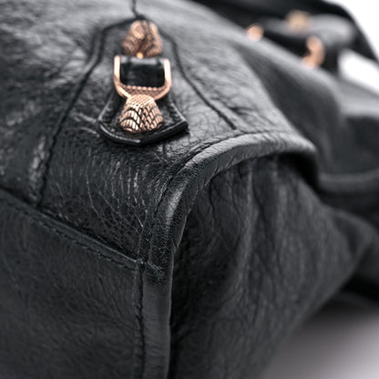 Balenciaga Agneau Giant 12 Rose Gold Hardware City Black 9 of 18