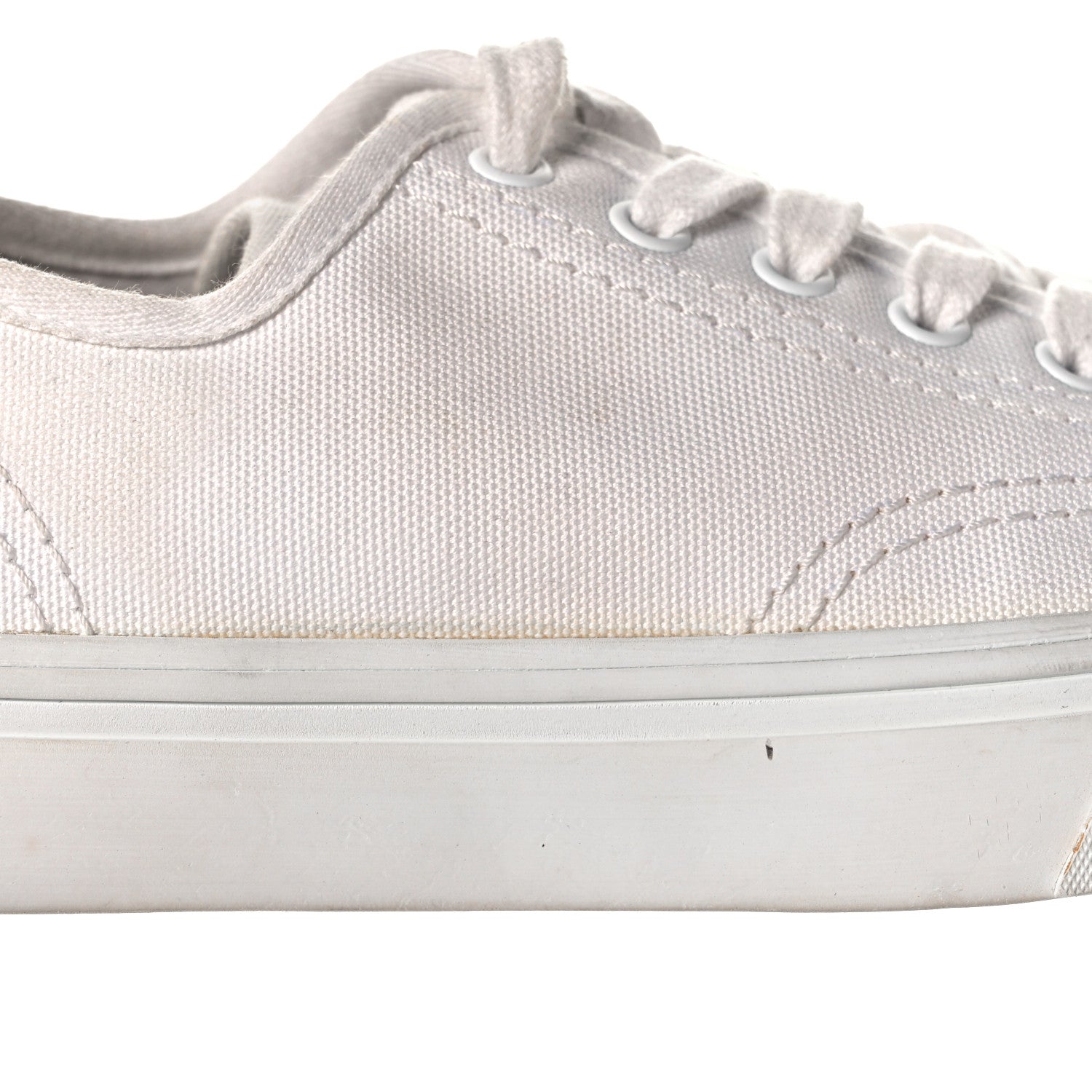 Chanel Fabric Low Top Sneakers 36 White 11 of 11