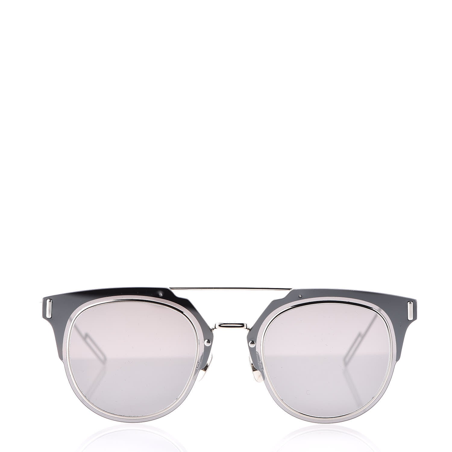 Christian Dior Composit 1.0 Round Sunglasses Silver 2 of 7