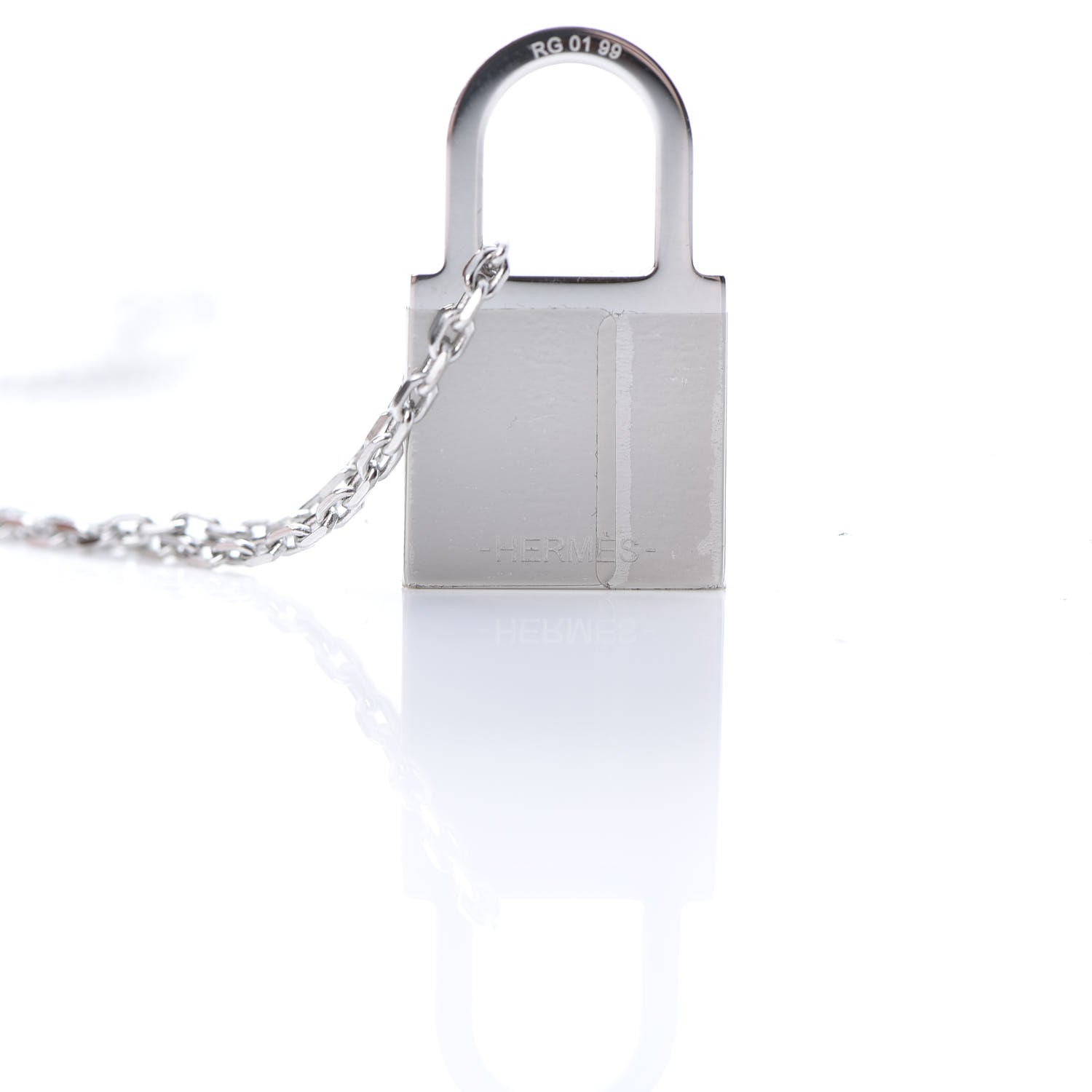 Hermes Swift O'Kelly Pendant Necklace Black 5 of 6