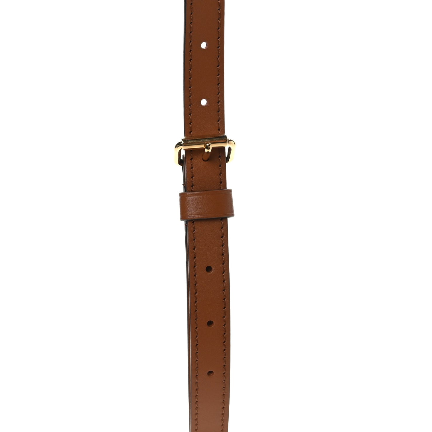 Calfskin 18mm Adjustable Shoulder Strap Brown