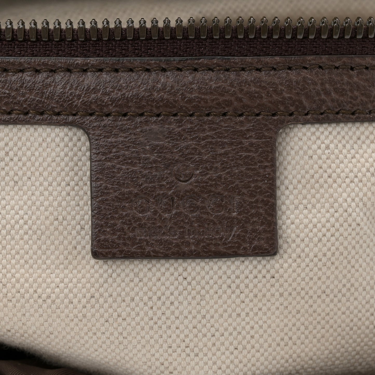 GG Supreme Monogram Web Skateboard Backpack Brown