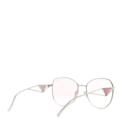 Prada Metal Symbole Triangle Logo Sunglasses SPR57Y Pink 4 of 9