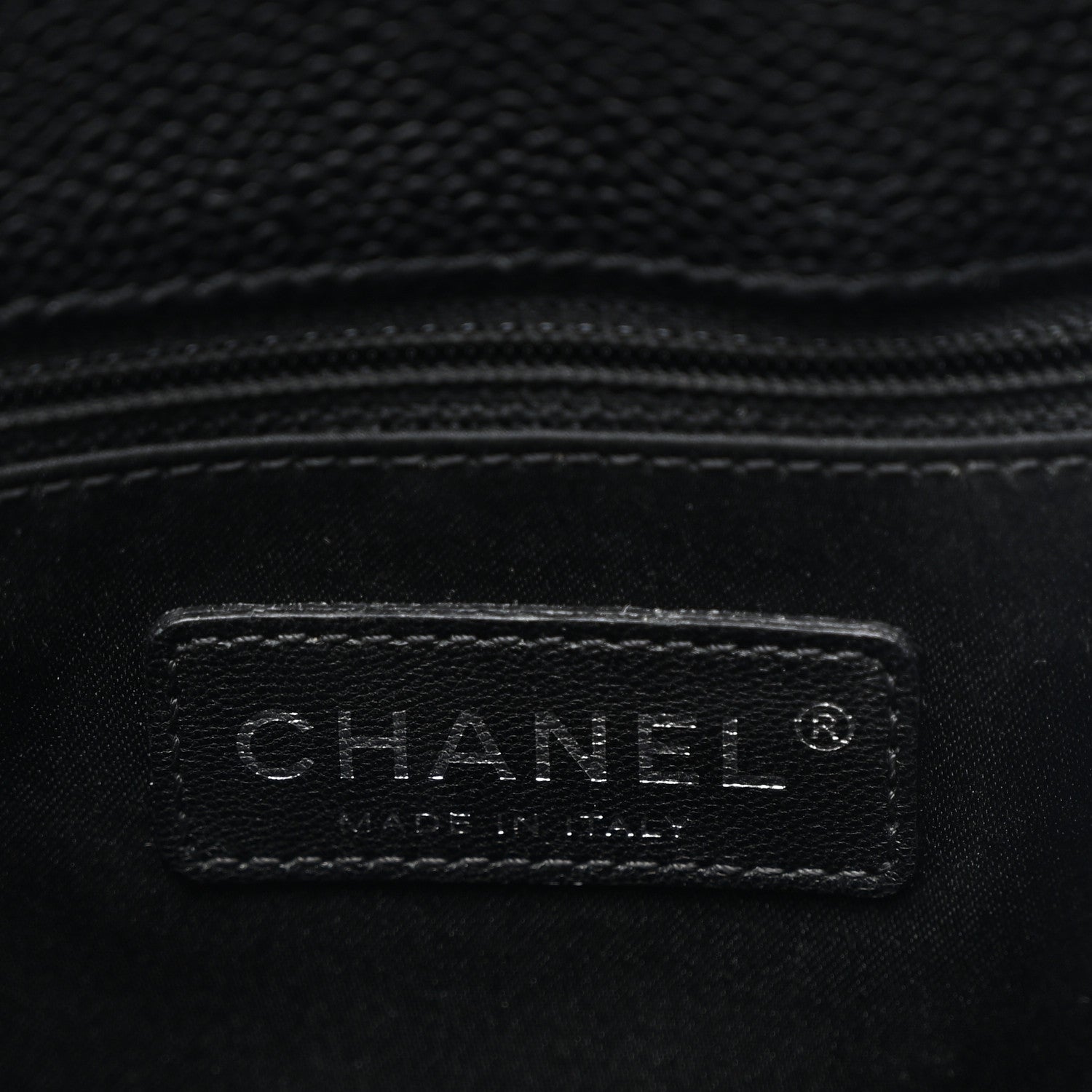 Chanel Caviar Quilted Grand Shopping Tote GST Black 7 of 11
