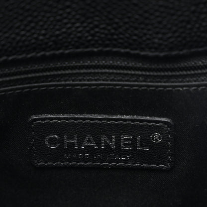 Chanel Caviar Quilted Grand Shopping Tote GST Black 7 of 11