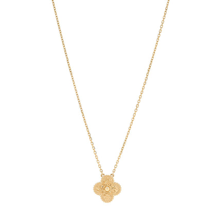 Van Cleef & Arpels 18K Yellow Gold Vintage Alhambra Pendant Necklace 1 of 5