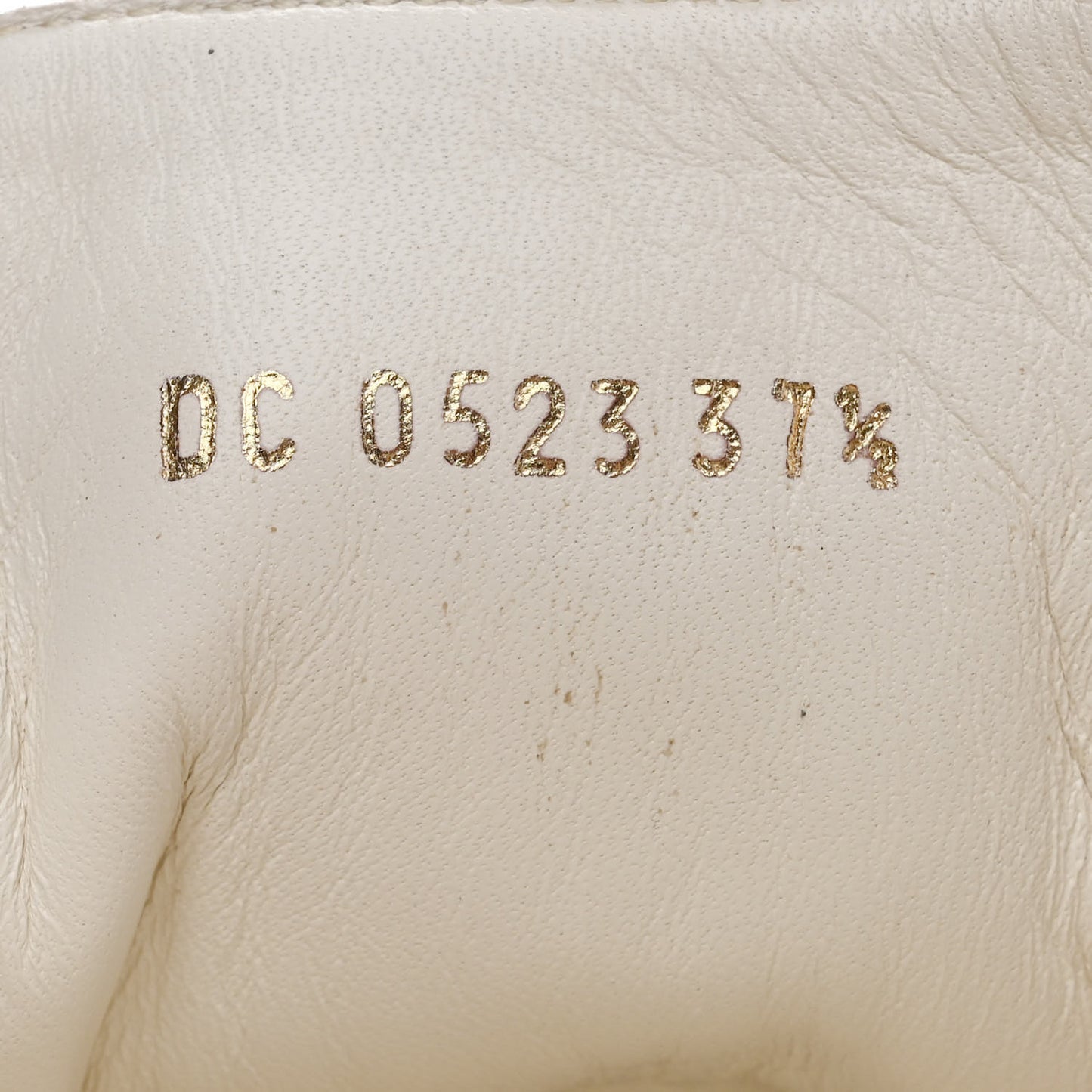 Canvas Lurex Oblique Walk'N'Dior Platform Sneakers 37.5 Powder Nude