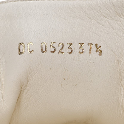 Christian Dior Canvas Lurex Oblique Walk'N'Dior Platform Sneakers 37.5 Powder Nude 8 of 13