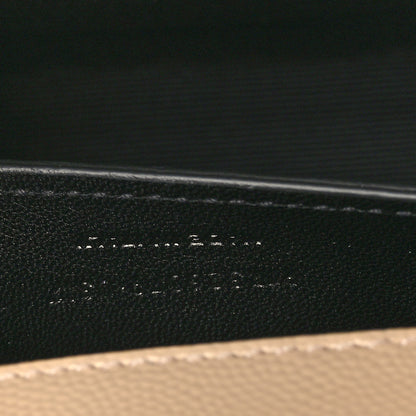 Saint Laurent Grain De Poudre Classic Monogram Cassandre Clutch Nude 7 of 7