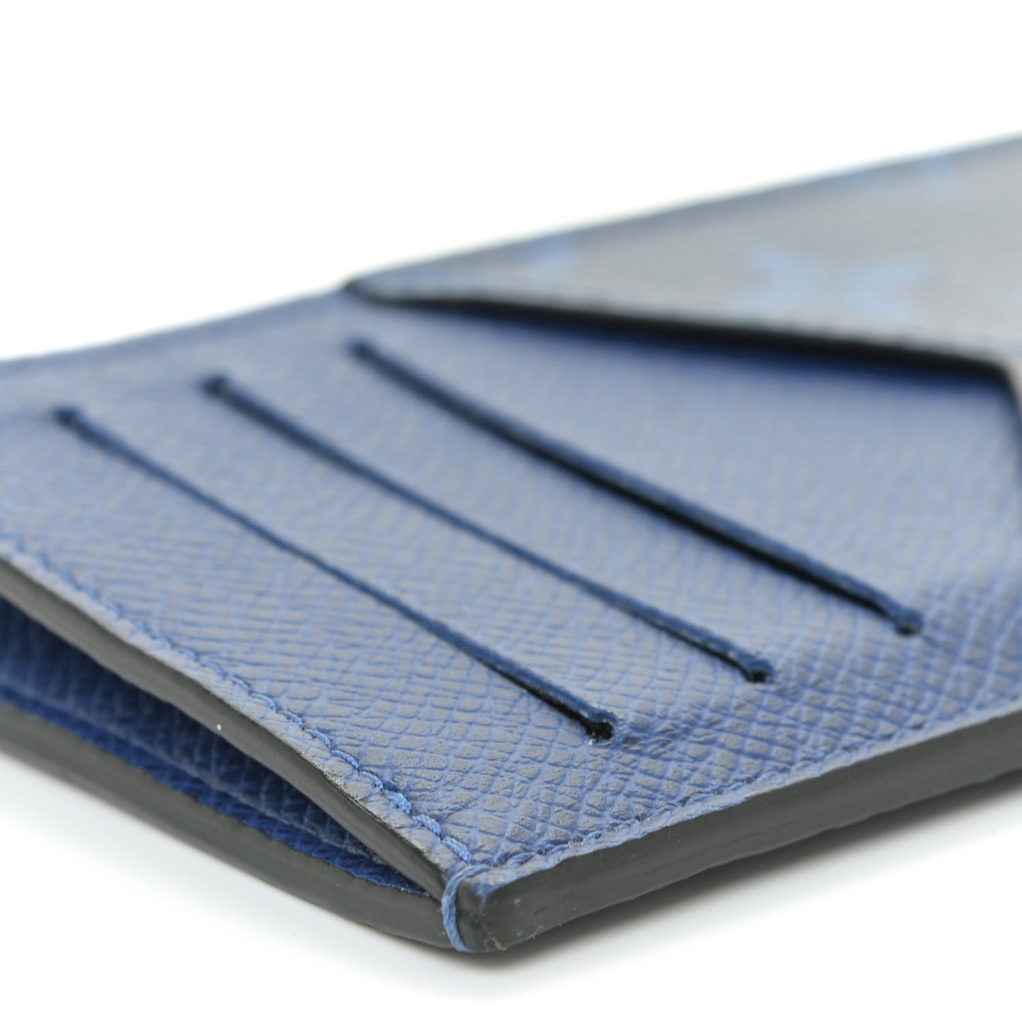 Monogram Taiga Coin Card Holder Cobalt