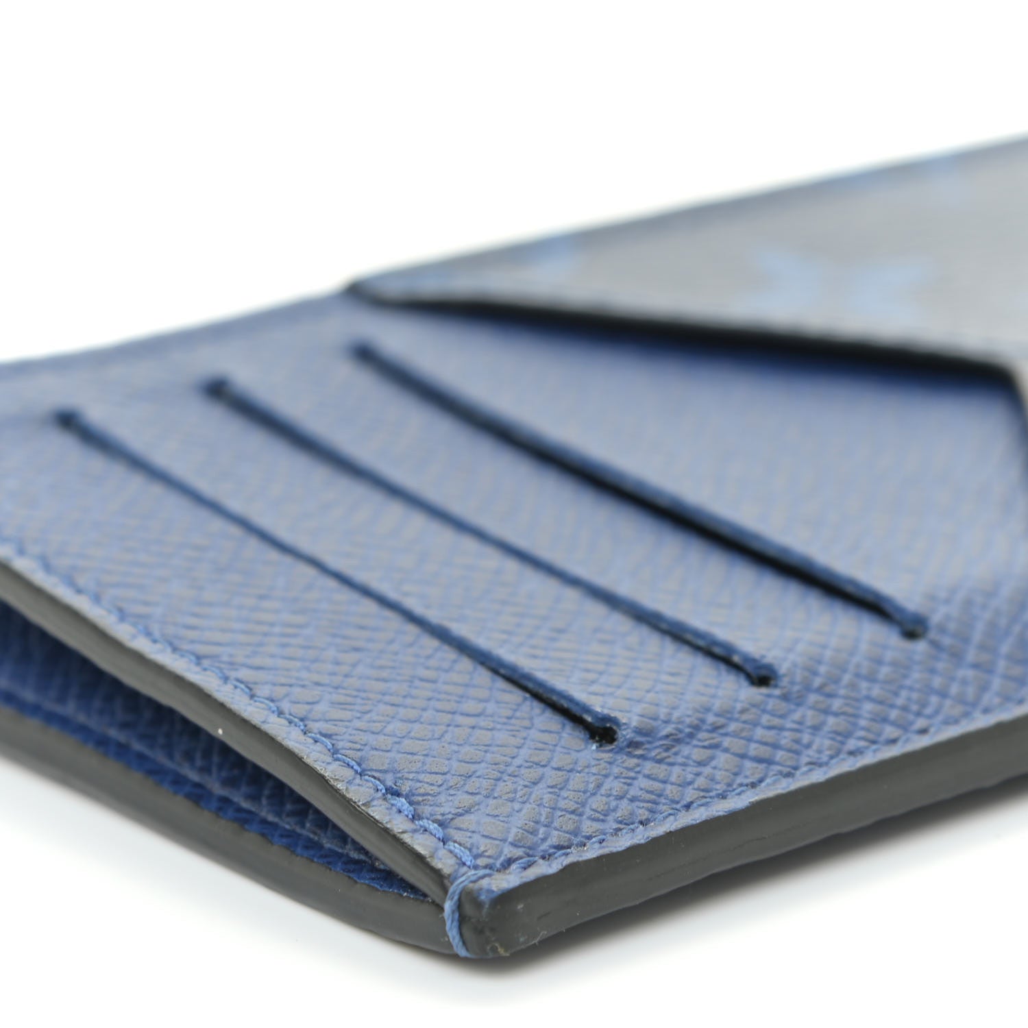 Louis Vuitton Monogram Taiga Coin Card Holder Cobalt 8 of 10