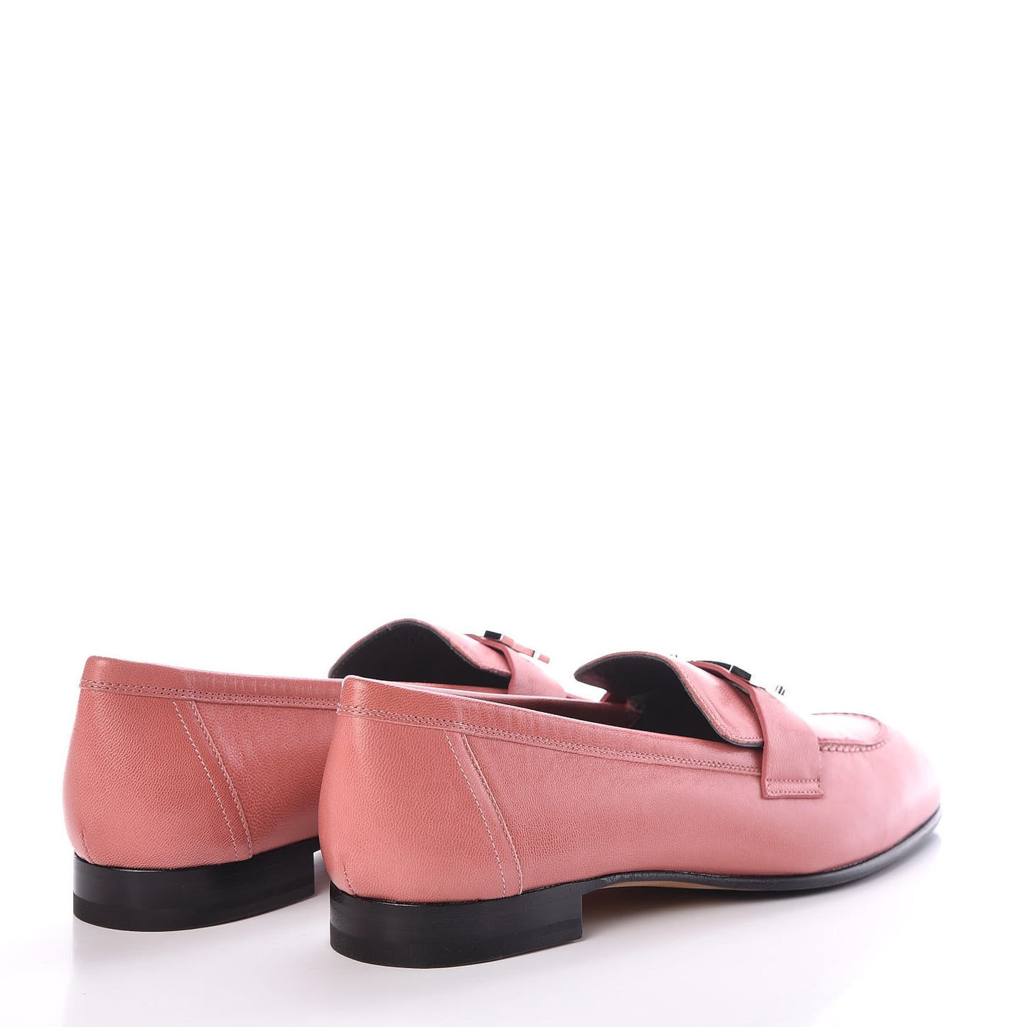 Goatskin Paris Loafers 37.5 Rouge Blush