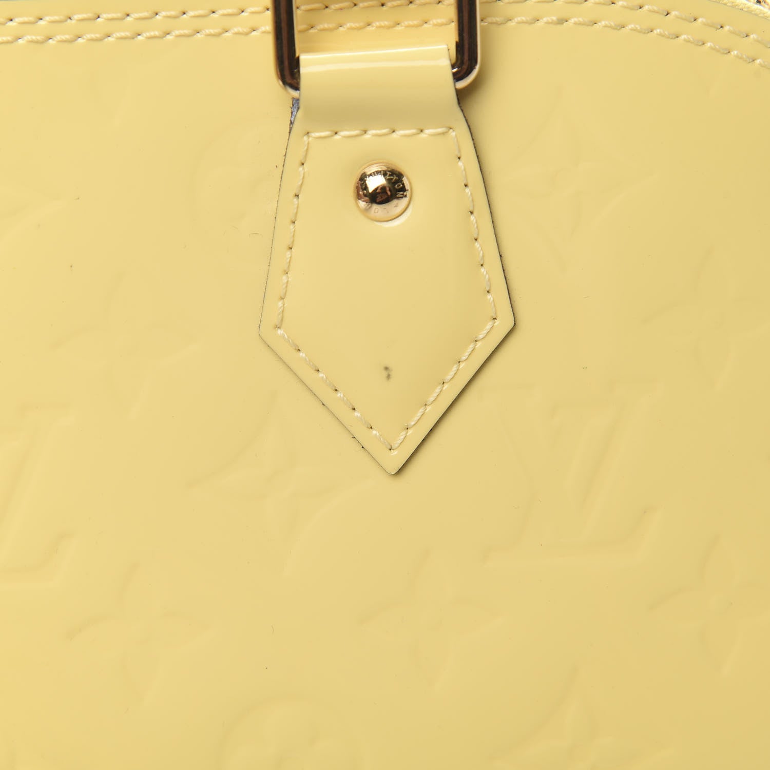 Louis Vuitton Vernis Alma PM Citrine 12 of 14