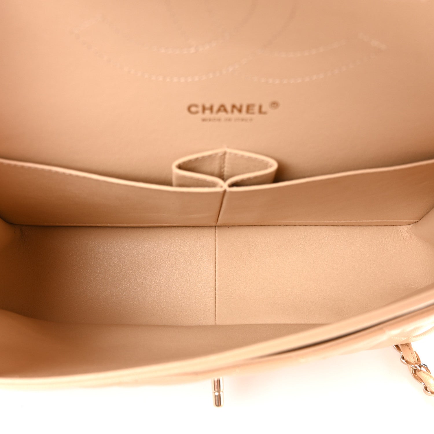 Chanel Caviar Quilted Jumbo Double Flap Beige Clair 5 of 10