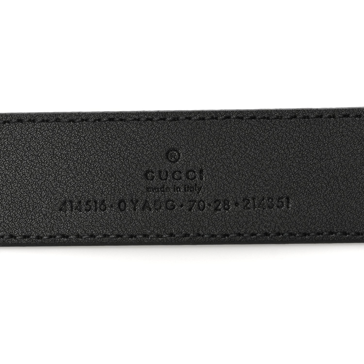 Gucci Plutone Calfskin Double G 30mm Belt 70 28 Black 3 of 9
