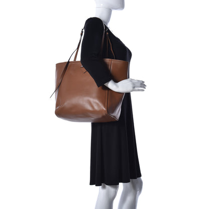 Prada Calfskin Large Concept Shopper Tote Cuoio 2 of 9