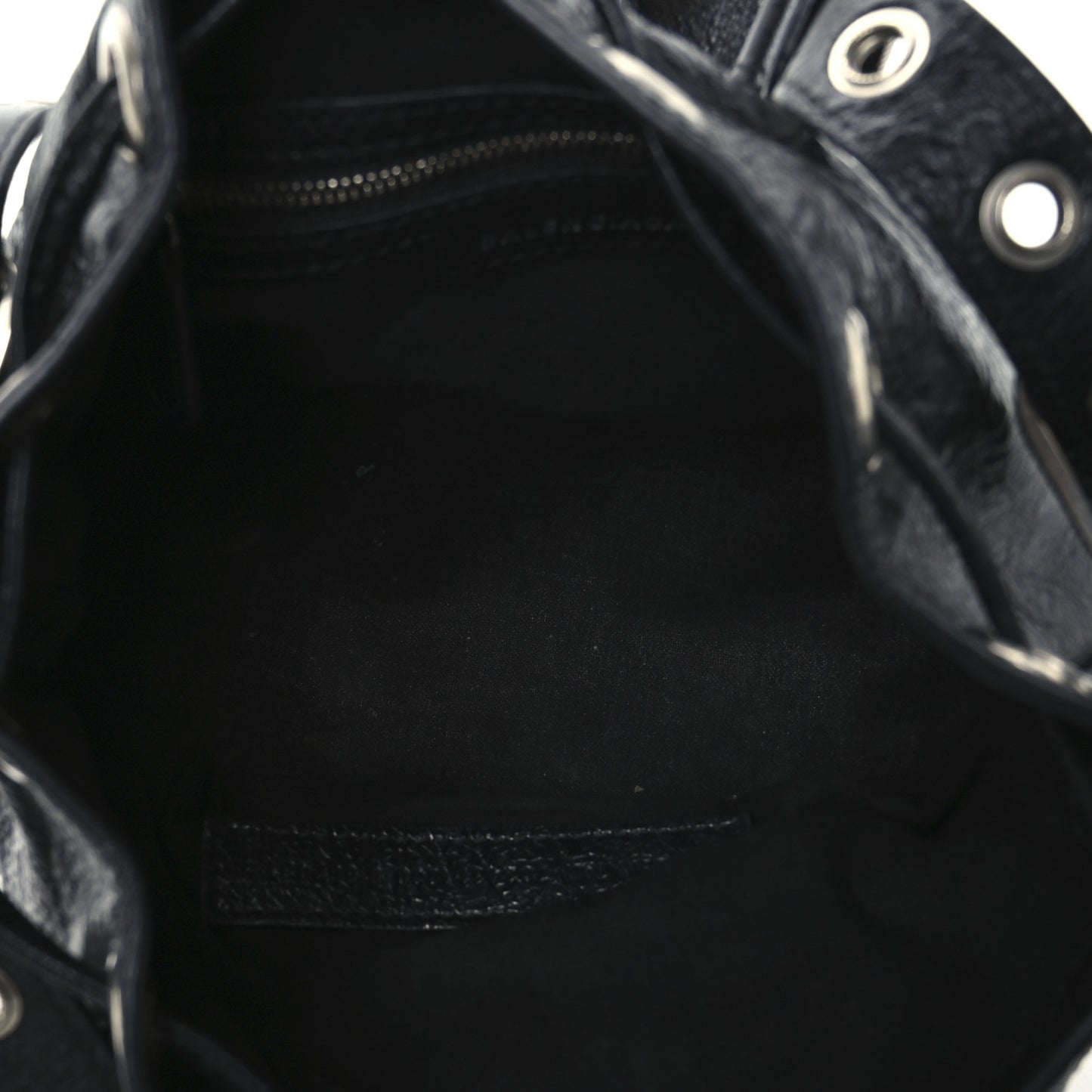 Agneau Arena Le Cagole Bucket Bag XS Black