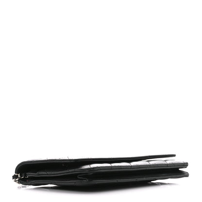 Chanel Lambskin Quilted Wallet On Chain WOC Black 4 of 11