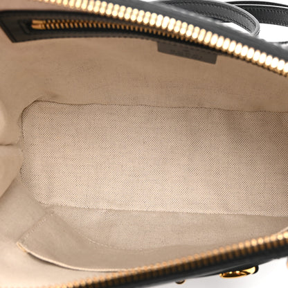 Gucci Boarded Plutone Calfskin Small Horsebit 1955 Top Handle Bag Black 5 of 11