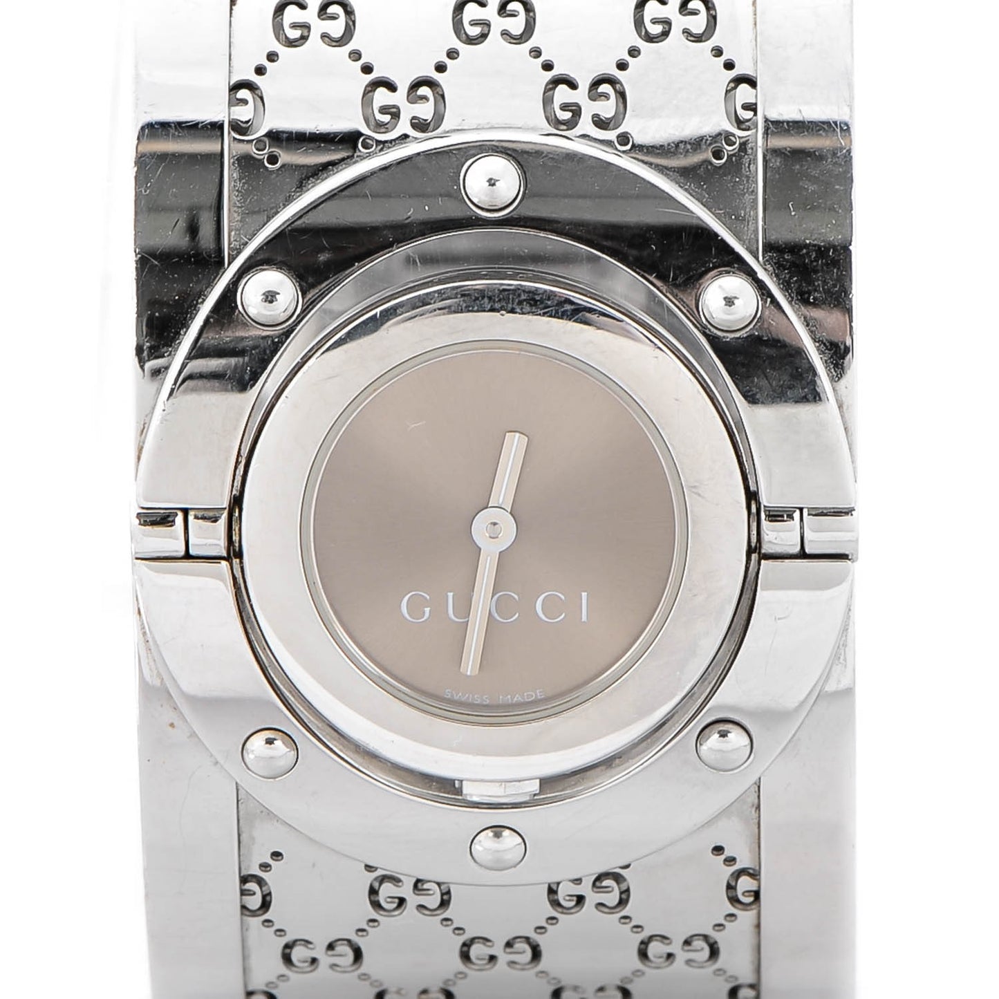 Stainless Steel 33mm Twirl Quartz Watch Brown