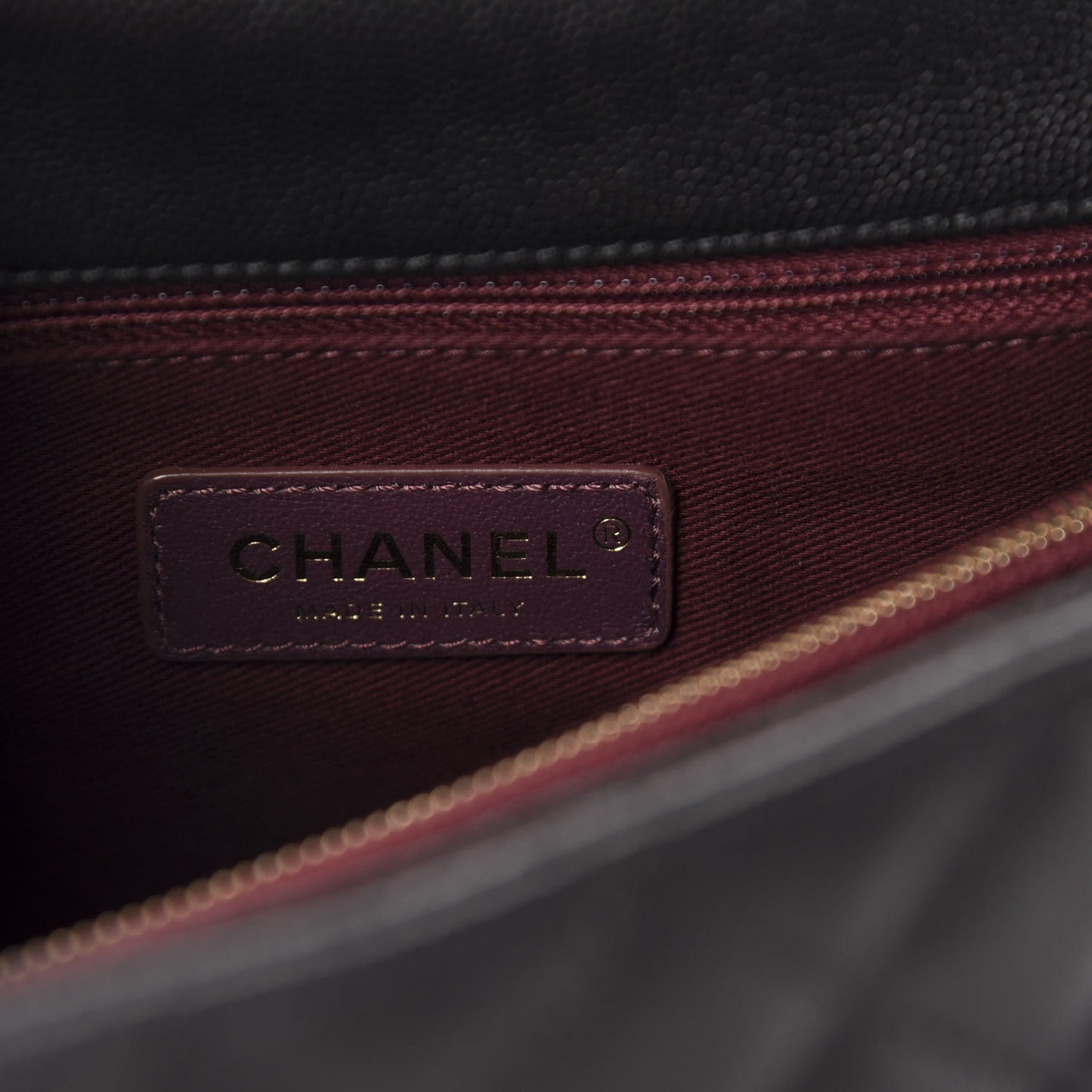 Caviar Quilted Small Coco Handle Flap Black
