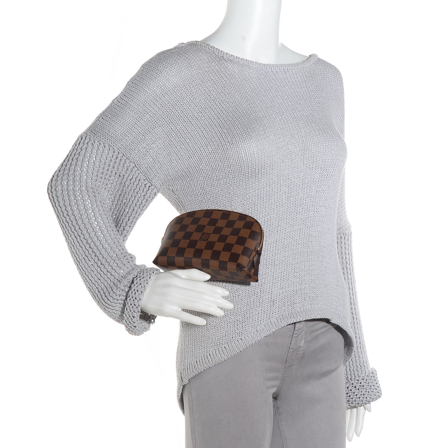 Louis Vuitton Damier Ebene Cosmetic Pouch 2 of 7