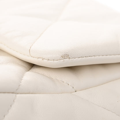 Chanel Lambskin Quilted Medium Chanel 19 Flap White 11 of 11