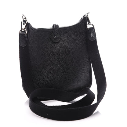 Hermes Taurillon Clemence Evelyne TPM Black 2 of 9