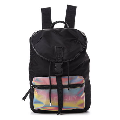 Givenchy Nylon Rainbow Hologram Light 3 Backpack Black 1 of 9