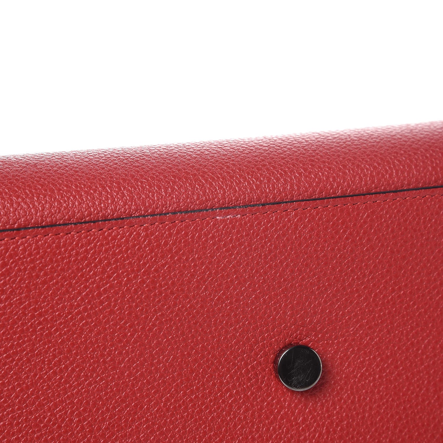 Saint Laurent Grained Calfskin Baby Sac De Jour Red 8 of 10