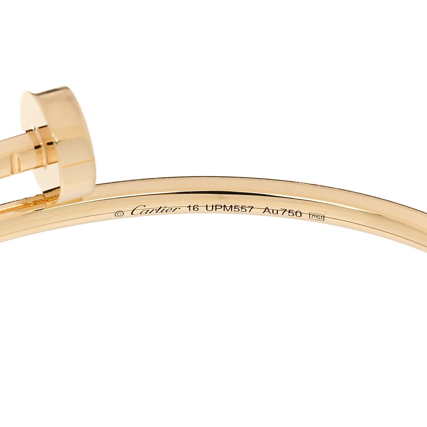 18K Yellow Gold Small Juste Un Clou Bracelet 16