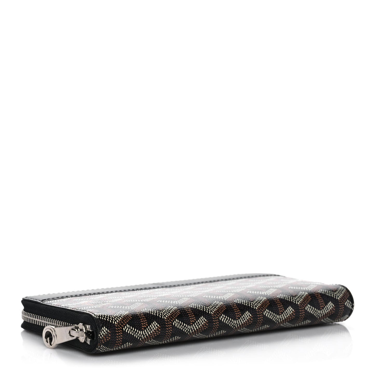 Goyardine Matignon Zip Around GM Wallet Black