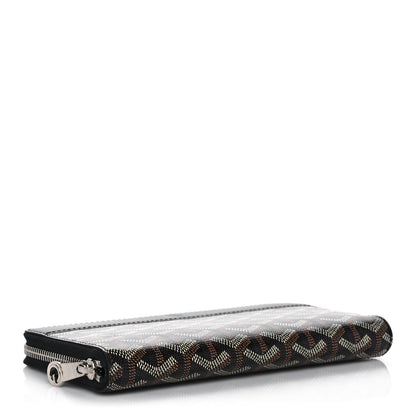 Goyard Goyardine Matignon Zip Around GM Wallet Black 4 of 9