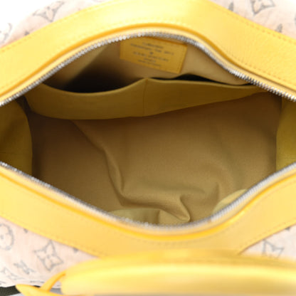 Louis Vuitton Monogram Denim Speedy Round Yellow 5 of 9