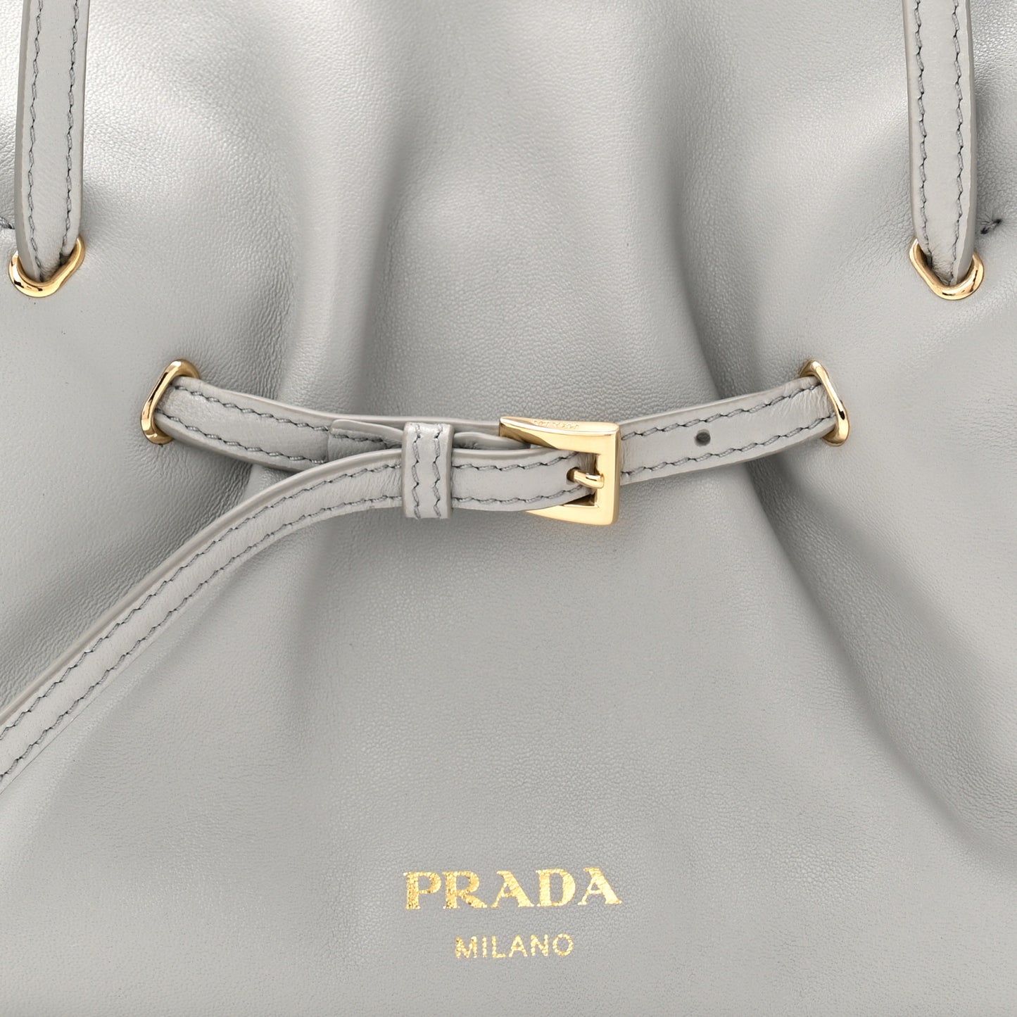 Nappa Small Dada Shoulder Bag Granite Gray