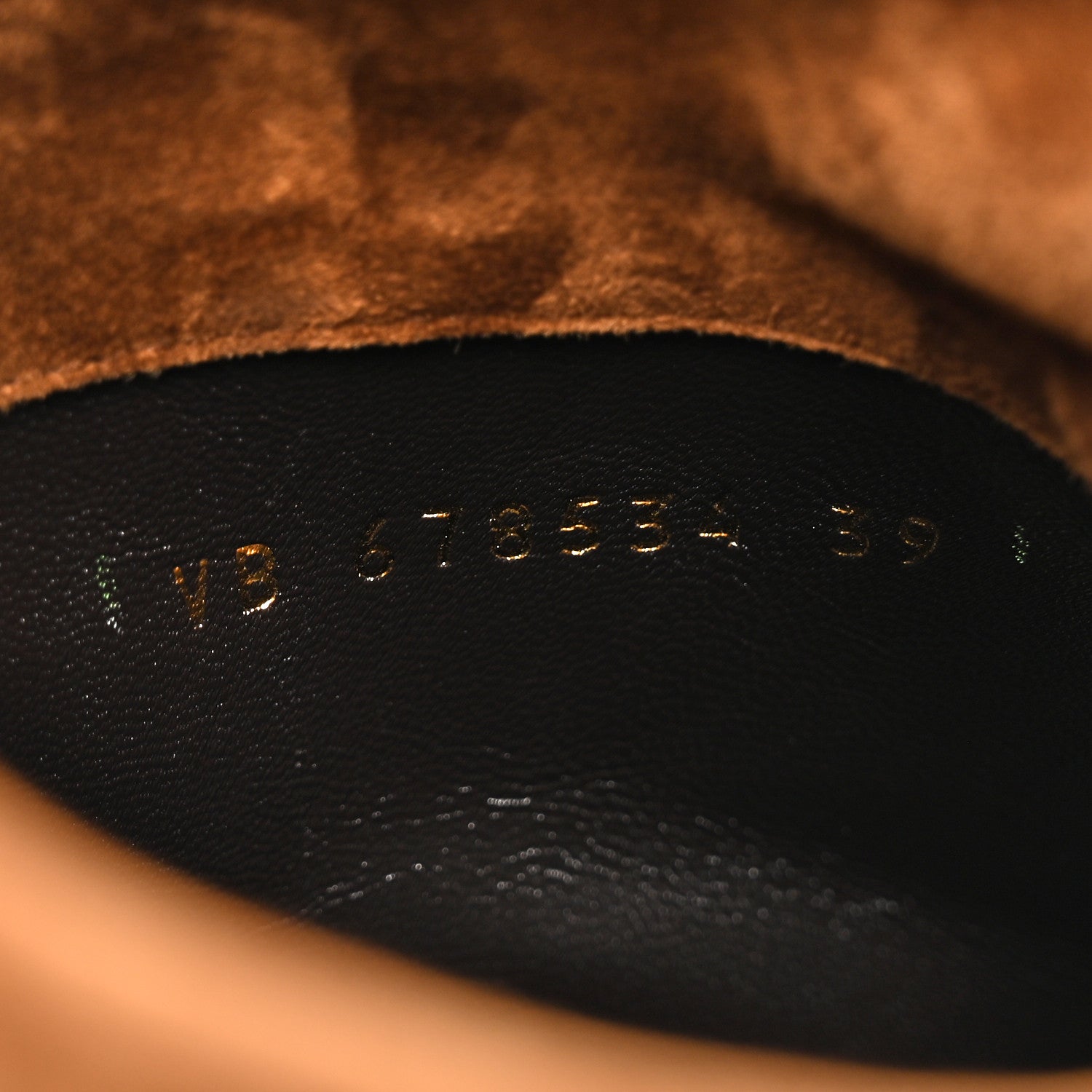 Saint Laurent Suede Liz 85 Wedge Booties 39 Dark Land 8 of 10
