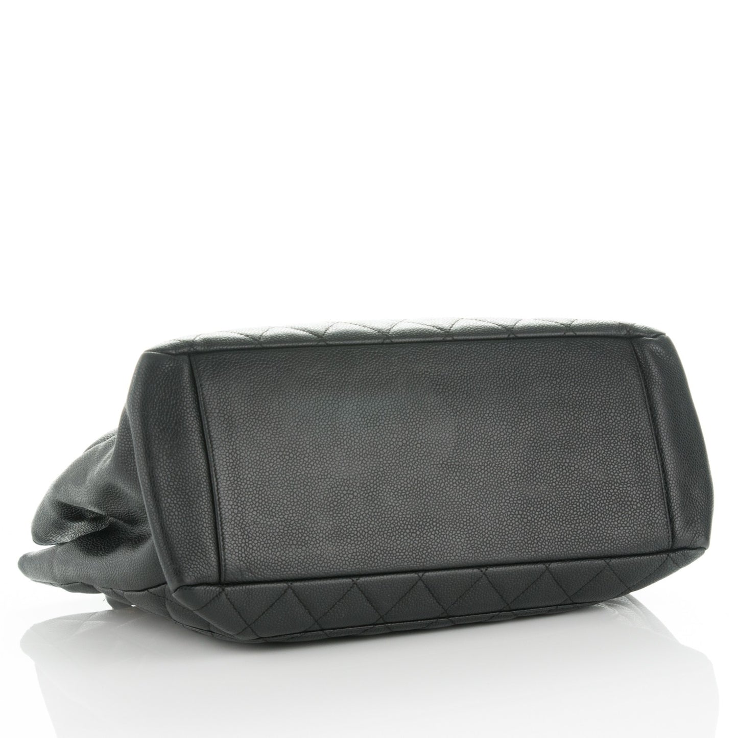 Caviar Quilted Grand Shopping Tote GST Black