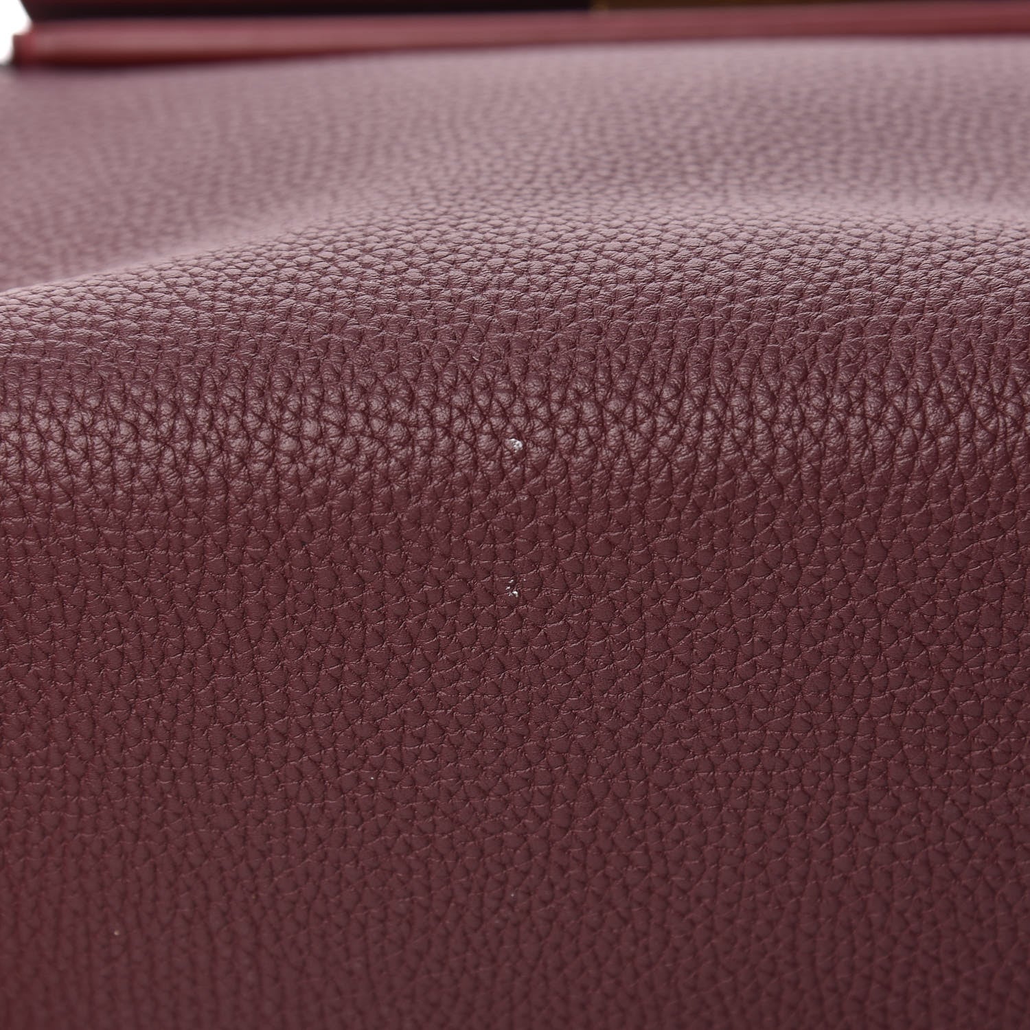 Hermes Togo Sombrero 24/24 29 Bordeaux Rouge H 15 of 15