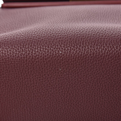 Hermes Togo Sombrero 24/24 29 Bordeaux Rouge H 15 of 15
