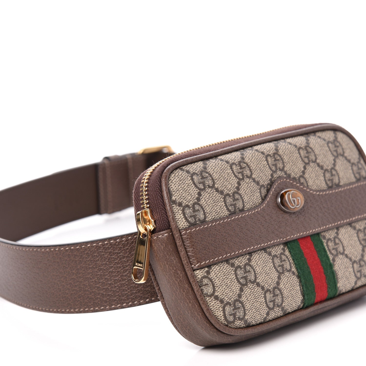 Gucci GG Supreme Monogram Ophidia Belted iPhone Case 85 34 Dark Brown 8 of 11