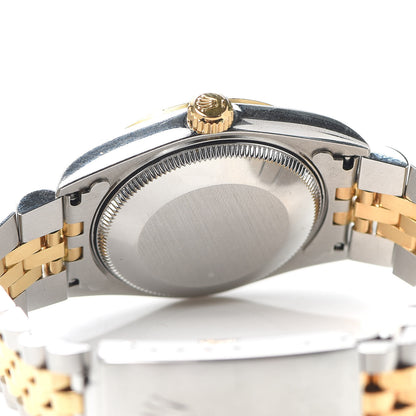 Rolex Stainless Steel 18K Yellow Gold Diamond 31mm Oyster Perpetual Datejust Watch Champagne 68273 4 of 5