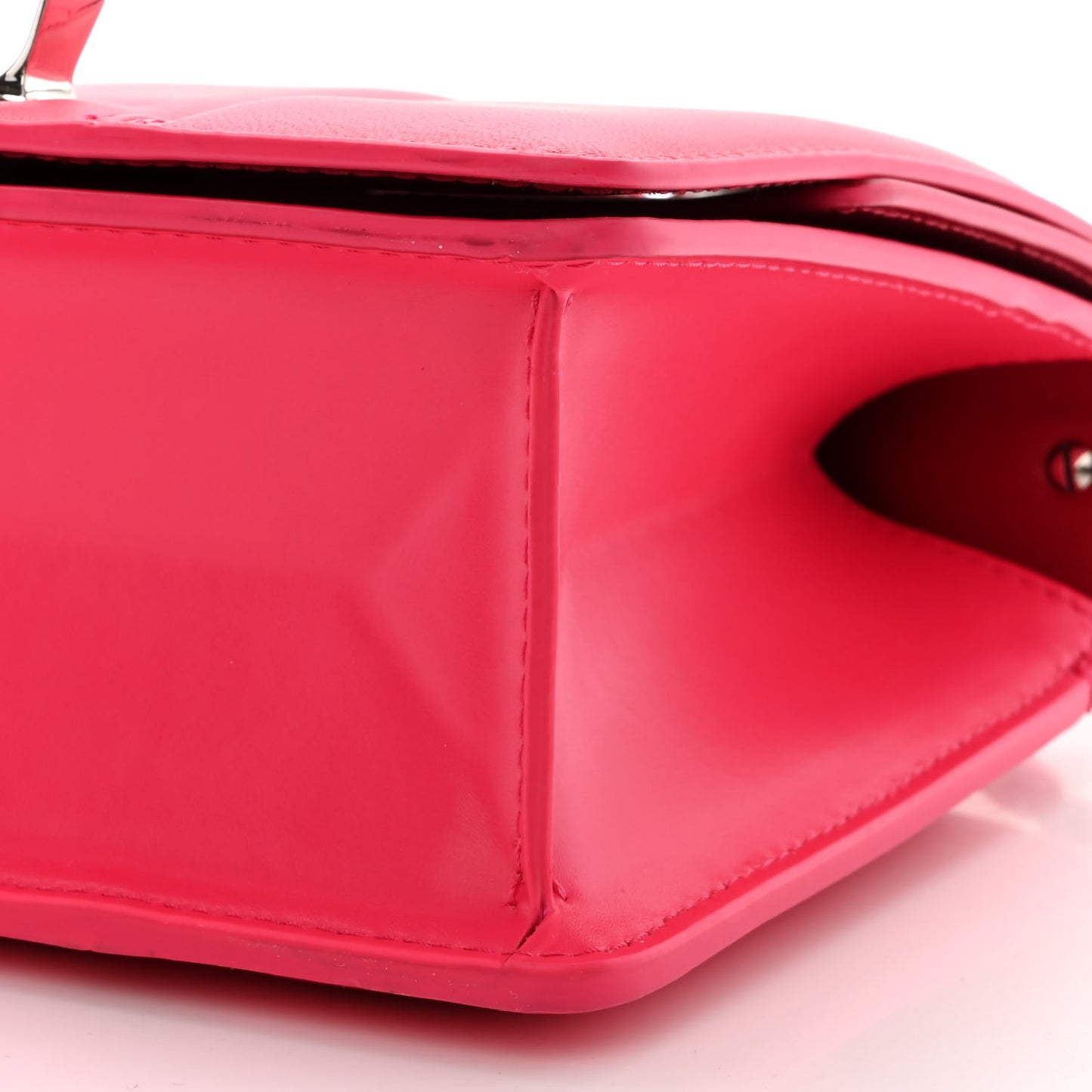Calfskin Small Slash Bag Fuscia Lipstick