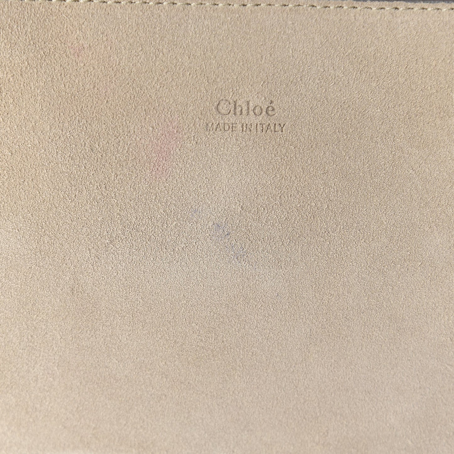 Suede Calfskin Medium Faye Shoulder Bag Tobacco