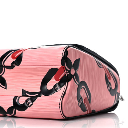 Louis Vuitton Epi Chain Flower Twist Shoulder Bag MM Pink 10 of 10