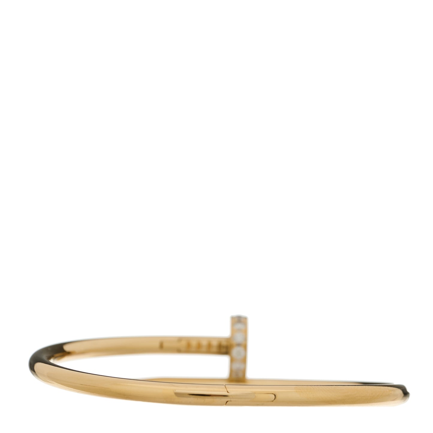 18K Yellow Gold Diamond Juste Un Clou Bracelet 16