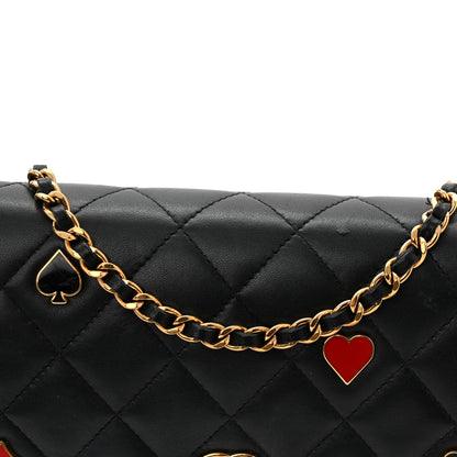 Chanel Lambskin Quilted Enamel Coco Casino Wallet On Chain WOC Black 12 of 15